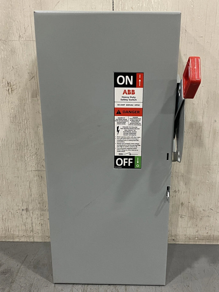 ABB TH3362 60A Heavy Duty Safety Switch Disconnect Fusible 600V
