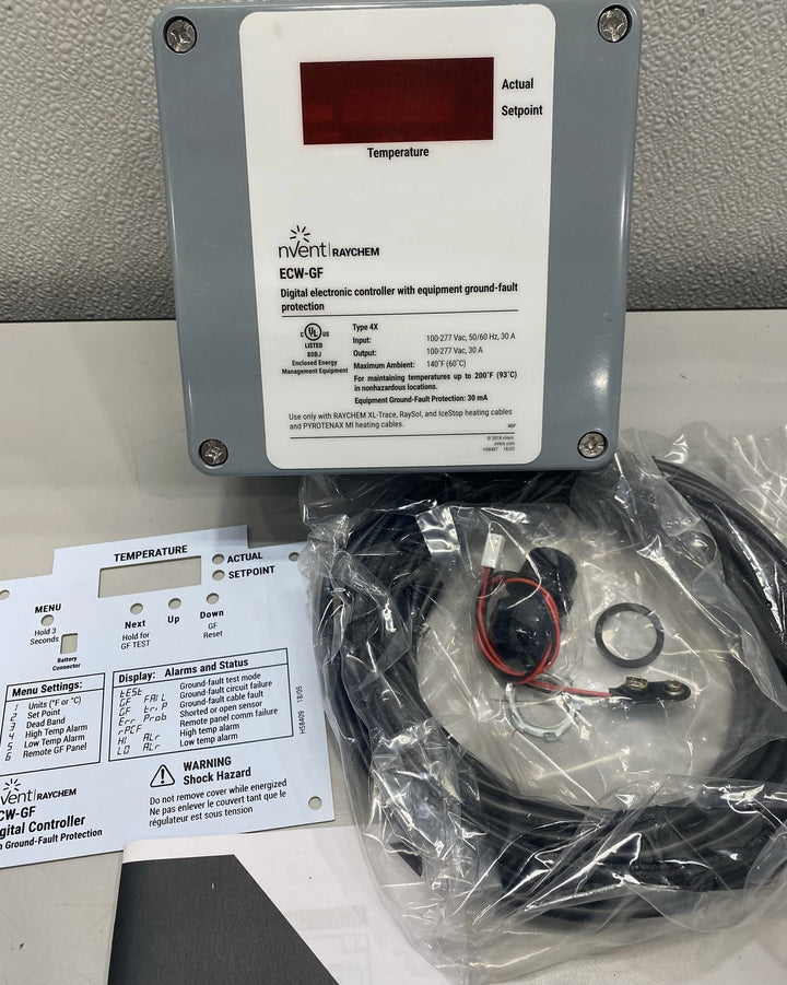 Raychem Programmable Digital Electronic Controller with Ground Fault ECW-GF
