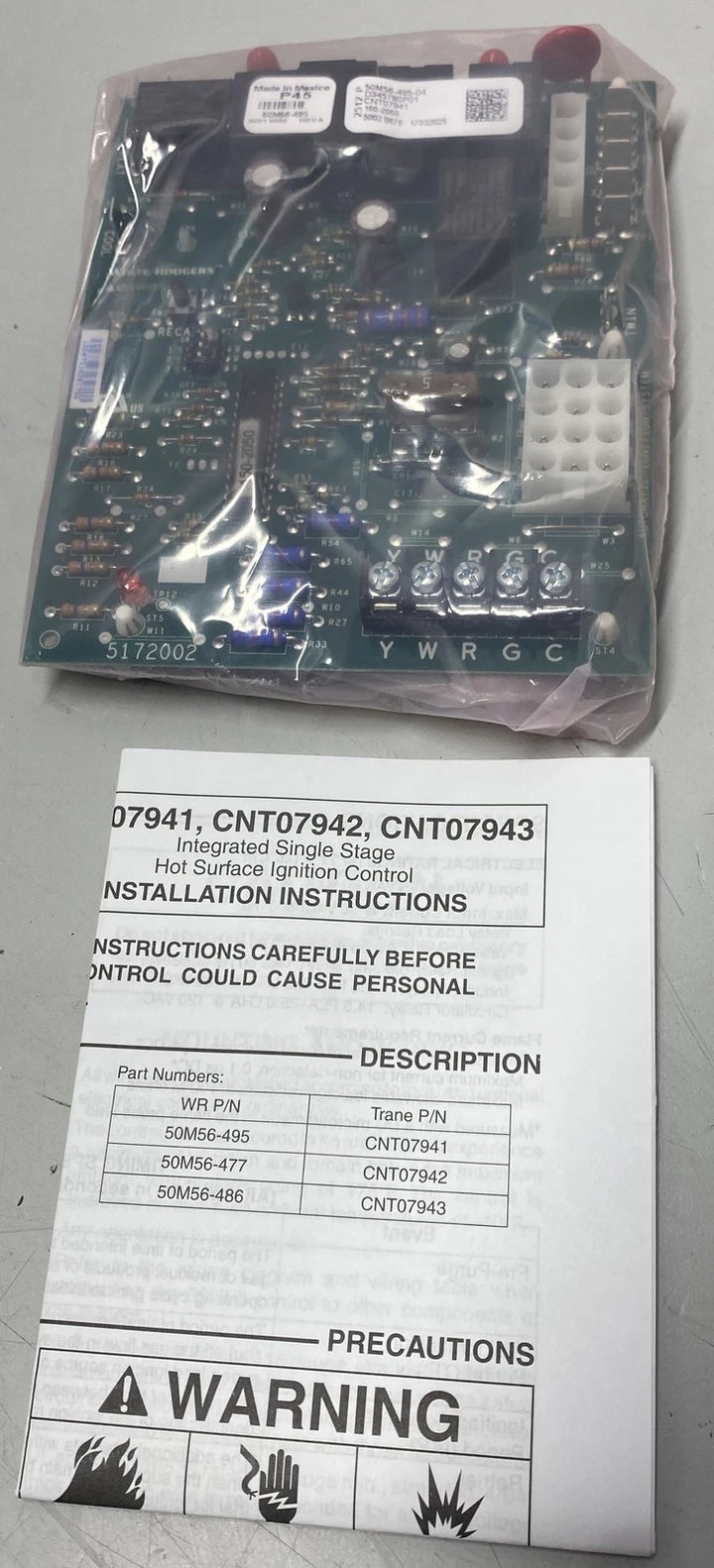Trane Control Circuit Board CNT07941