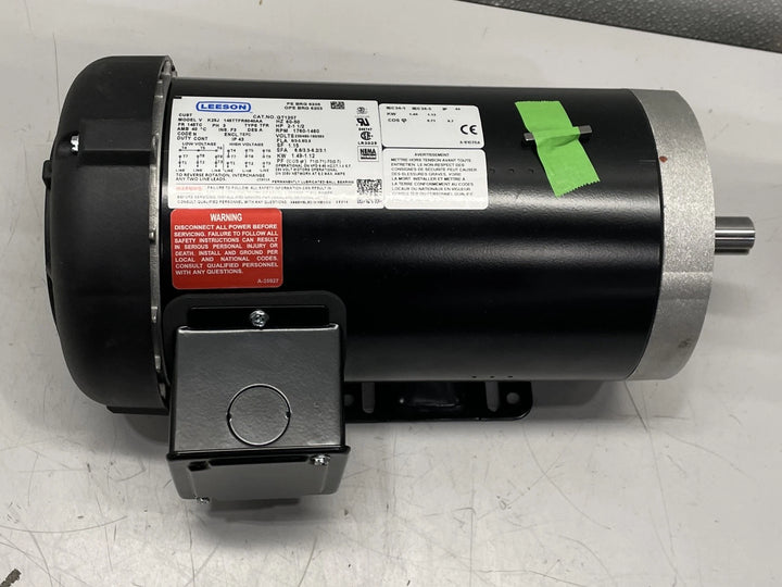 Leeson 2HP 3PH 50/60Hz 1700RPM 230/460V General Purpose Motor 145TTFR6040