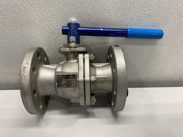 Jomar FL-SS-100-300 Series Flanged Stainless Steel Full Port Ball Valve