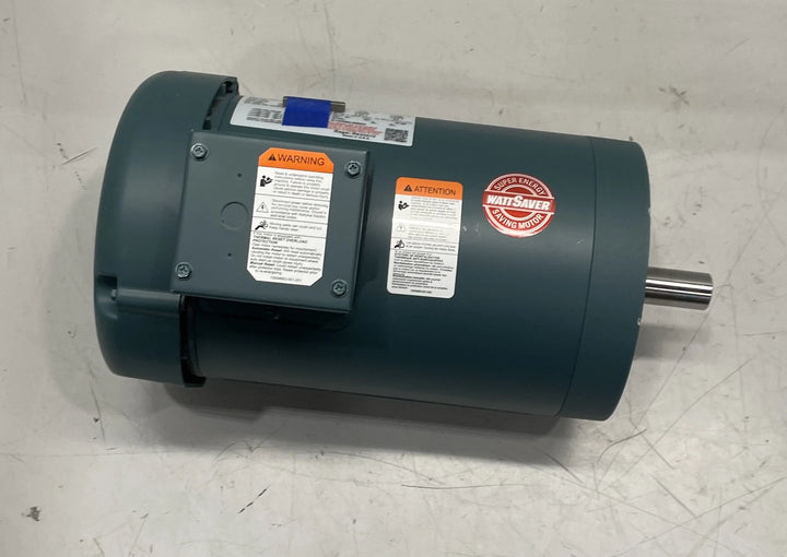 Leeson C-Face Electric Motor 3 Phase 1-1/2 HP 1750 RPM 121066.00 C145T17FC37E