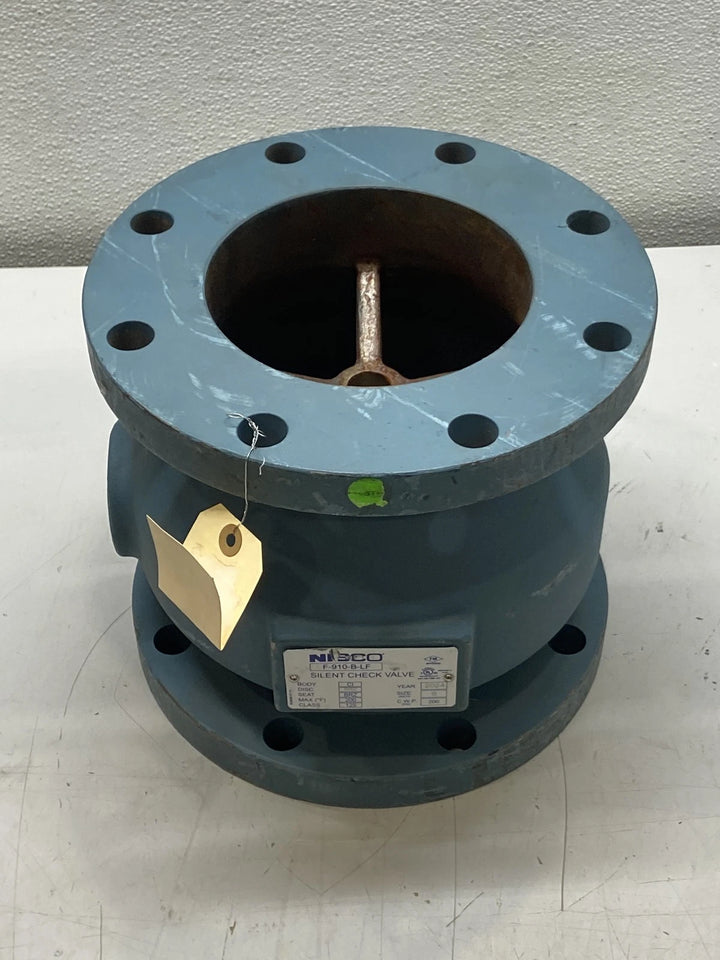 NIBCO F-910-B-LF 6" Cast Iron Silent Check Valve Flanged Lead-Free