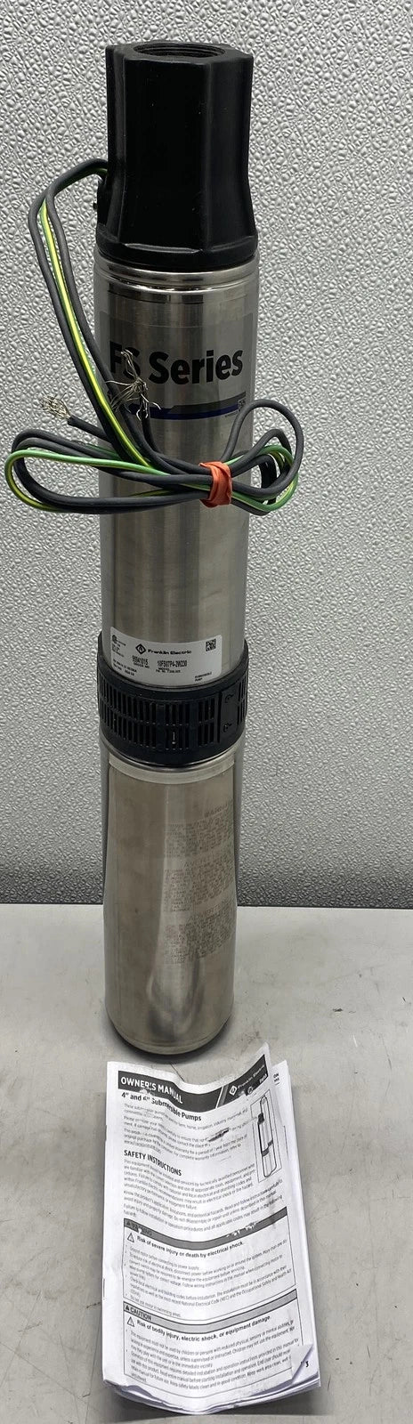 Franklin Electric Submersible Pump, 230 Volts, 3/4 HP, 10 GPM 10FS07P4-2W230