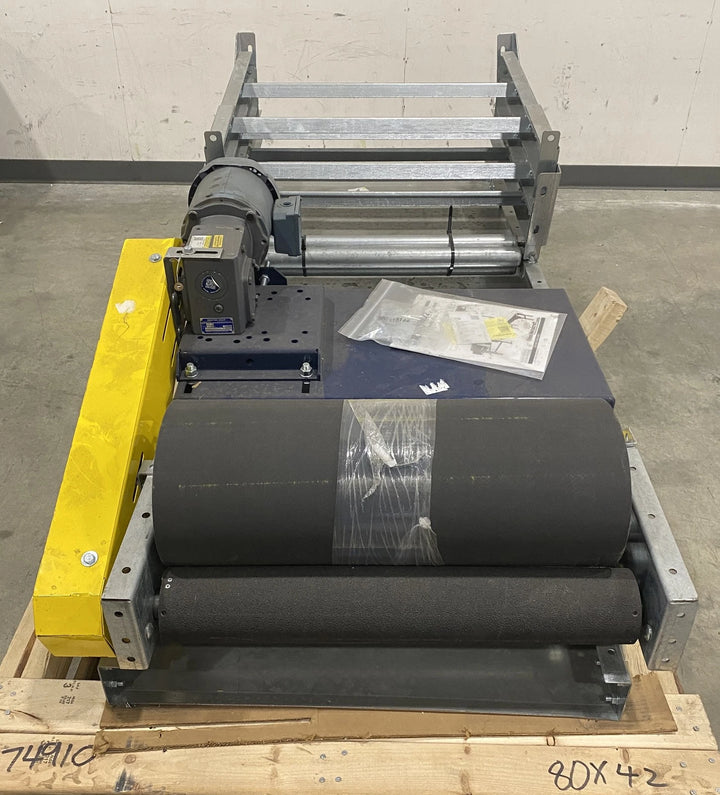 Omni Metalcraft 24"Wx12’L Powered Belt Conveyor w/o Side Rails 1/2HP 208-230/460