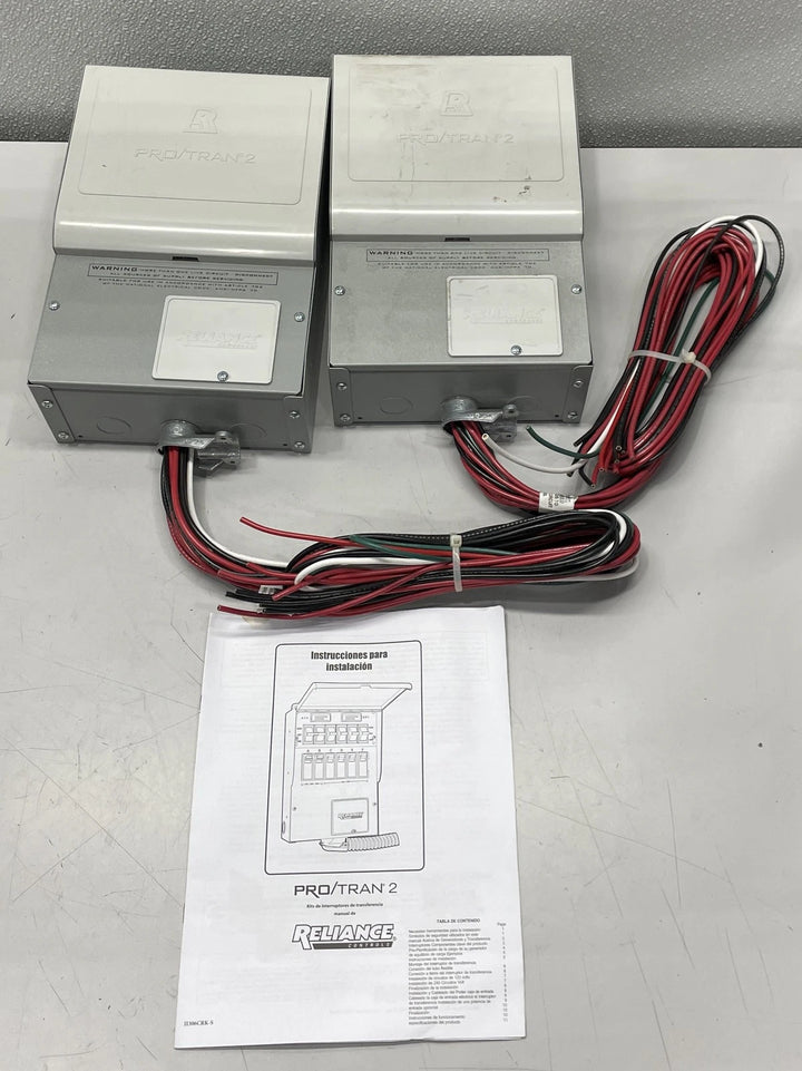 Reliance 306CRK Pro/Tran 2 Series Back Up Power Transfer Switch (Lot Of 2)