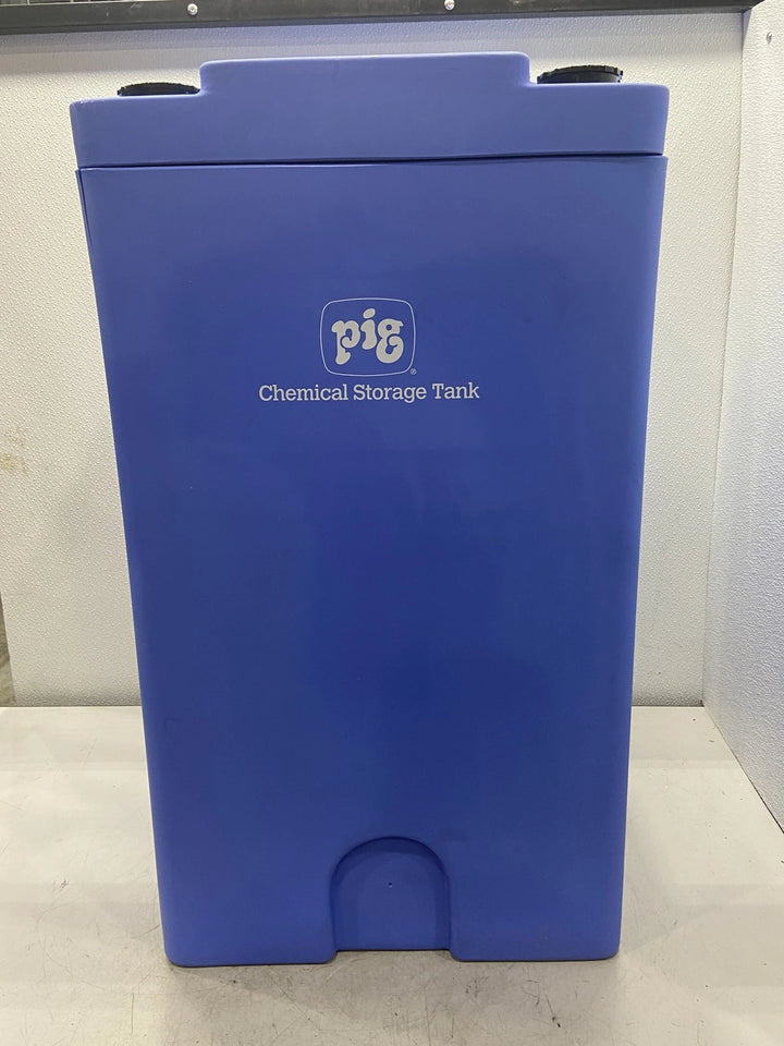 Pig Double-Wall Square Chemical Storage Tank 40 Gallon Blue PAK5203