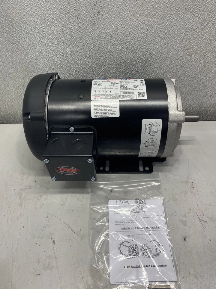 Leeson 56T11F15544A Motor 1HP 3PH 60/50HZ
