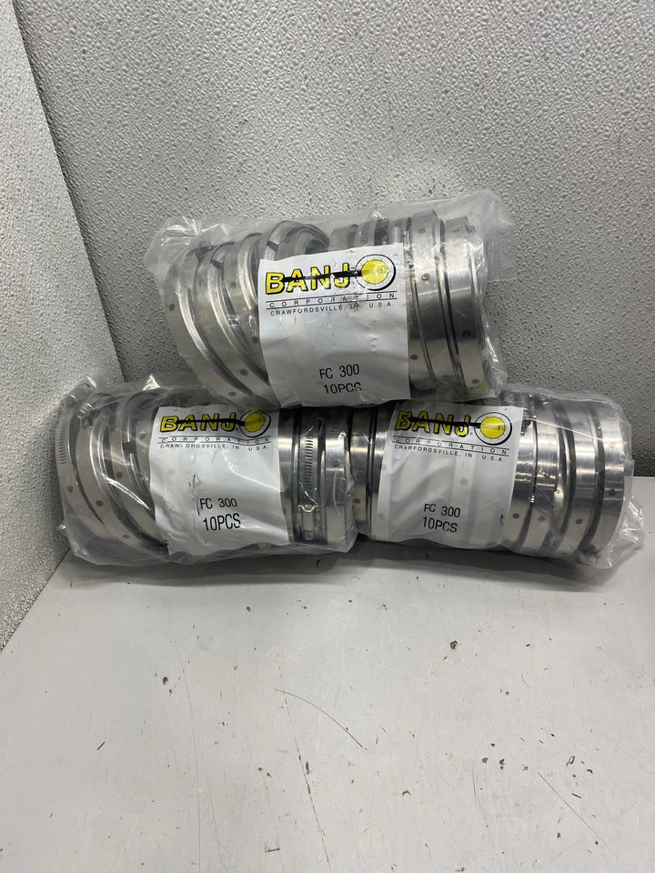 Banjo FC300 Clamps 10 Pack Lot of 3