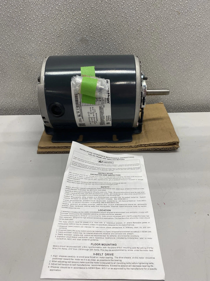 Marathon S128 1/2HP 1725RPM 48Z Frame 115VAC Single Phase Motor (048S17D2106)
