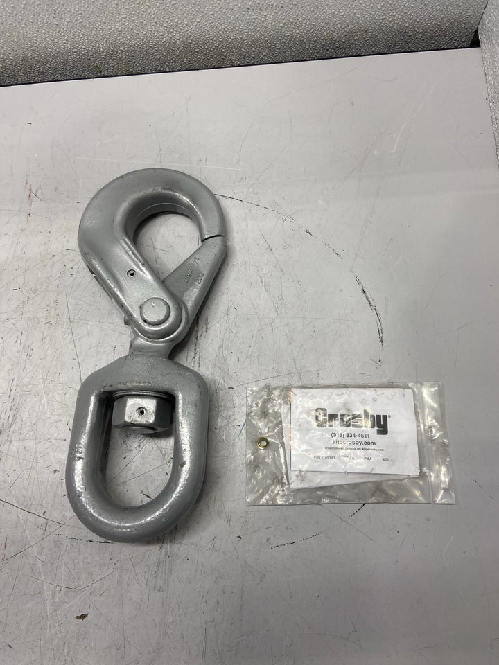 Crosby Shur-Loc 1/2-13 GR-100 Self-Closing Swivel Hook MPN 1004331 Model S-1326