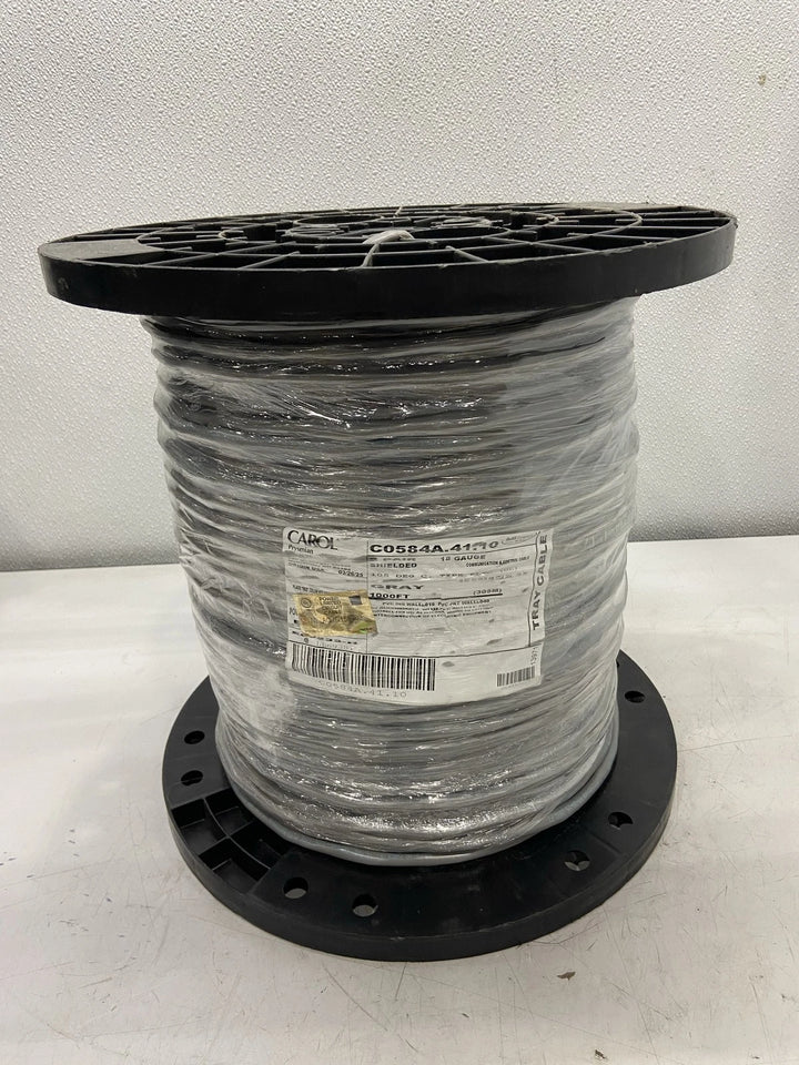 Carol Shielded Tray Cable 18/2 1000Ft Gray C0584A.41.10