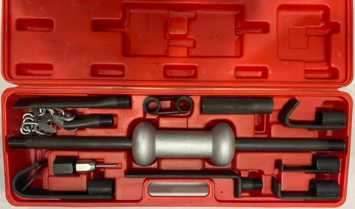 T&E YC900 Heavy-Duty Panel Beaters Slide Hammer Puller Kit 10lb 12pc Set