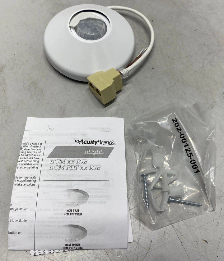 nLight Occupancy/ Motion Sensor, Ceiling Mount NCM PDT 9 AR RJB