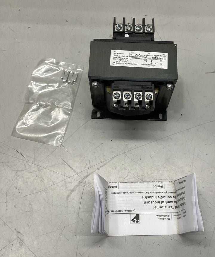 Square D 350VA 1-Phase Industrial Control Transformer 120V Primary 9070T350D1