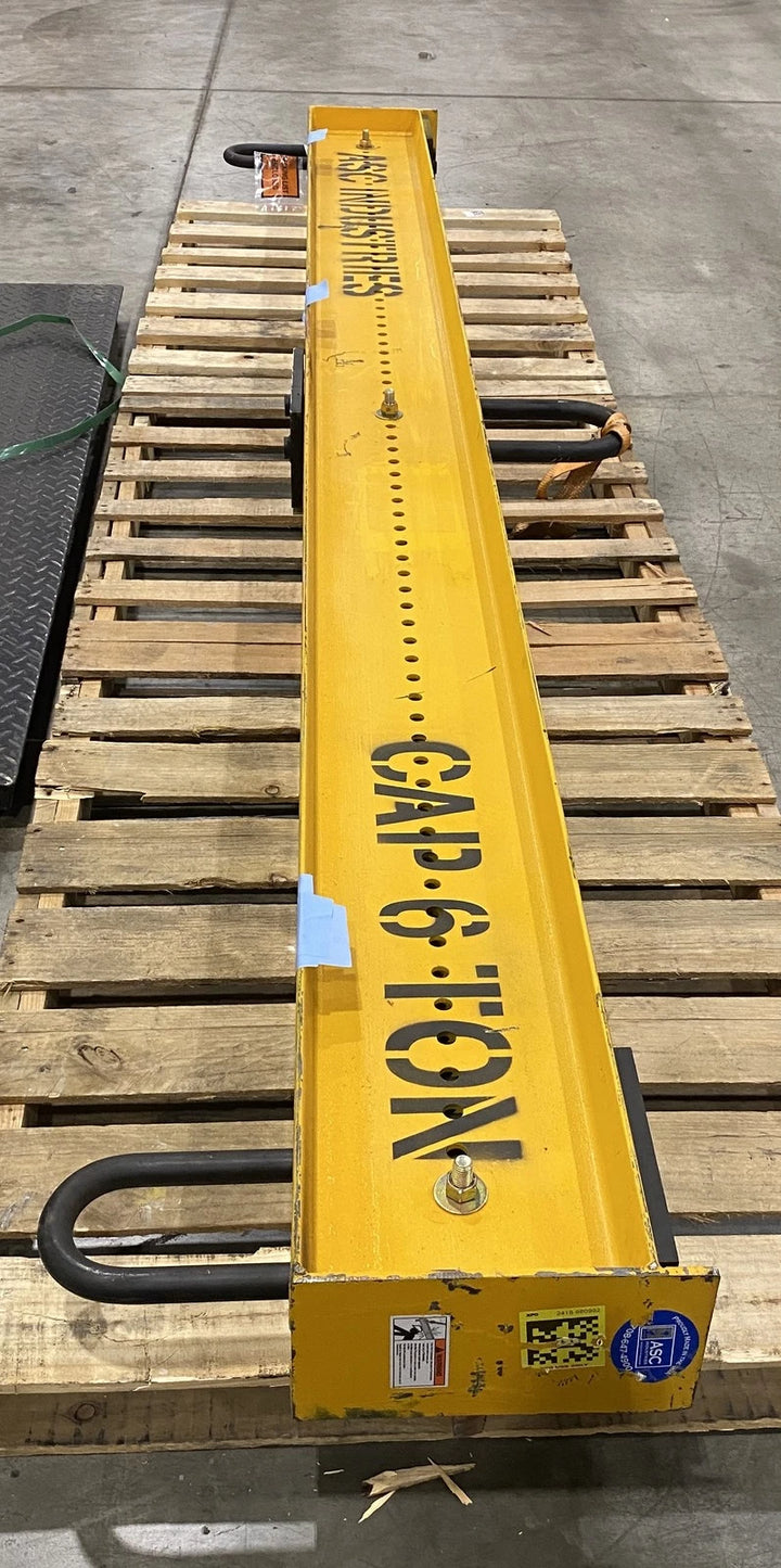 ASC Industries 6 Ton Capacity 12’ Adjustable Lifting Beam With Bails
