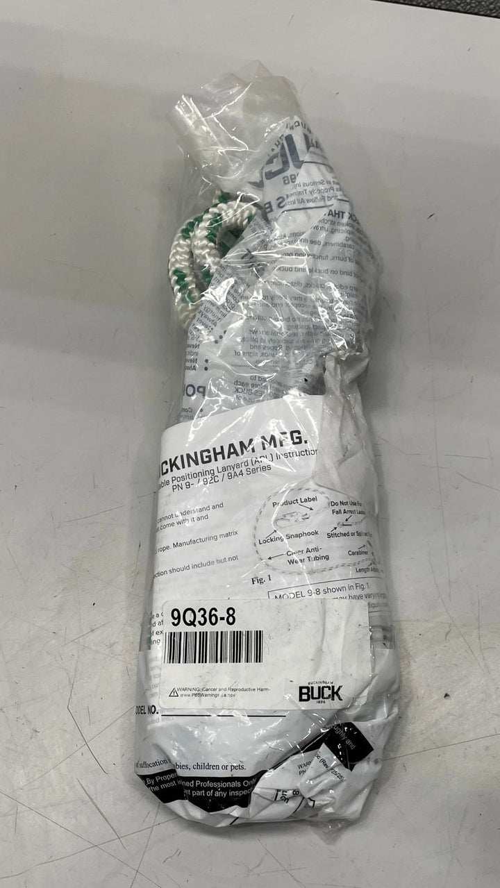 Buckingham 9-8 Buck Buckadjuster 8' Lanyard
