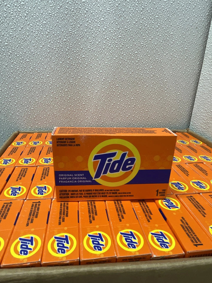 Lot of 156 Coin Vended Cartons Tide Original Scent Detergents, 49340