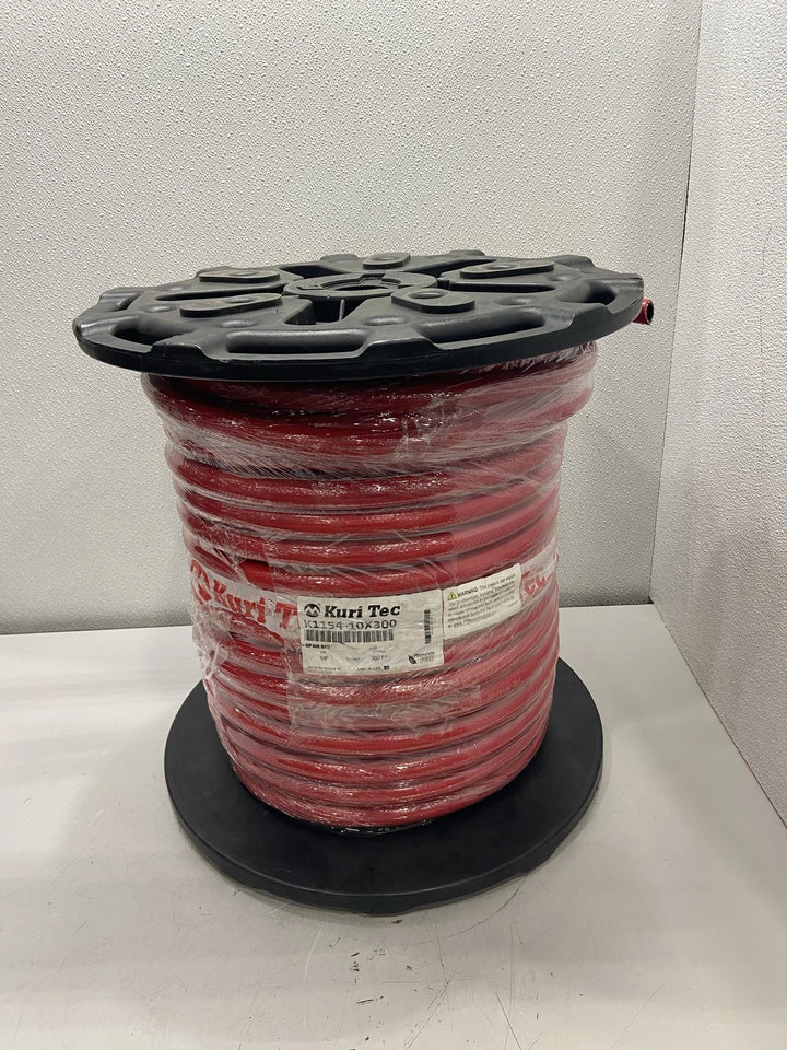 Kuri-Tec Air & Water Hose Red 5/8" ID .895" OD PVC 300' K1154-10X300