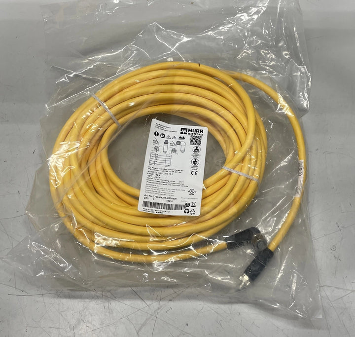 Murr Elektronik Sensor Cable M12 Power 5 Pole L Coded 15 M 7700-P4251-U0D1500