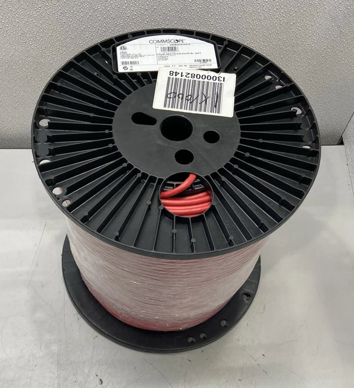 1000′ CommScope CS34R 4/23 4 Pair 23 AWG F/UTP Cat6 Red Jacket Copper Wire