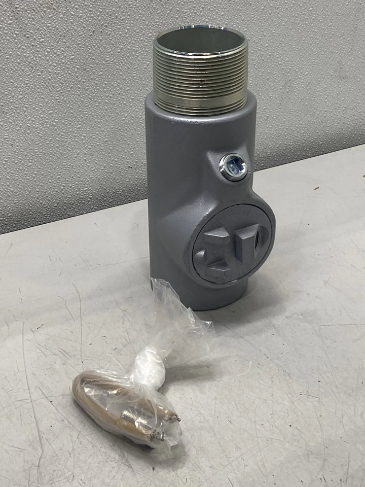 Appleton EYD-86 3" Vertical Conduit Sealing Fitting with Drain Iron 10W491