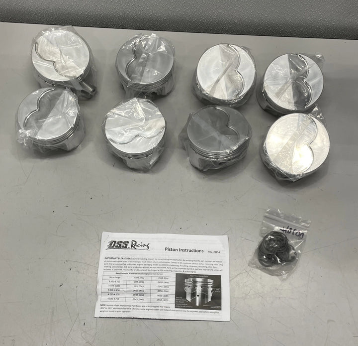 DSS Racing FX-Series Flat Top Pistons for 1965-1981 BB Oldsmobile K1-6010-4165