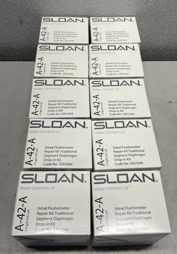 Lot of 10 Sloan Urinal Flushometer Repair Kit A-42-A