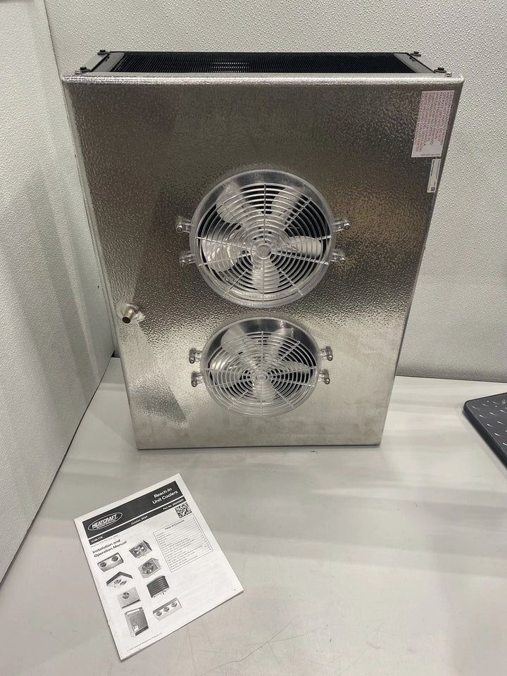 Heatcraft BTOK45AG Twin Coil Reach-In Unit Cooler 4500 BTUH 115V Medium Temp