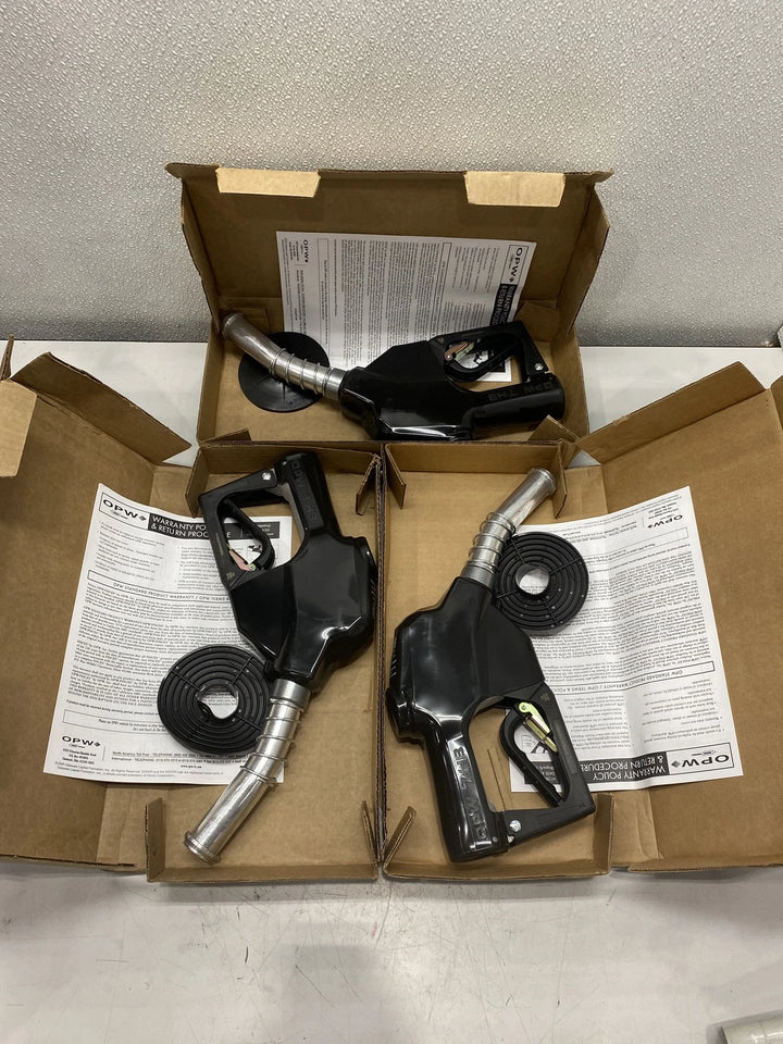 LOT of 3 OPW 1'' Pressurized High Flow Nozzle w/ Spout Ring (7HB-0400)