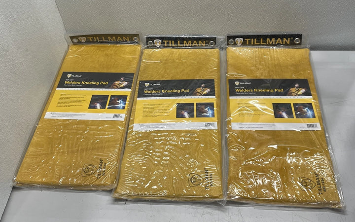 (Lot Of 3) Tillman 563-1224 1' X 2' Cowhide Split Leather Welders Kneeling Pad