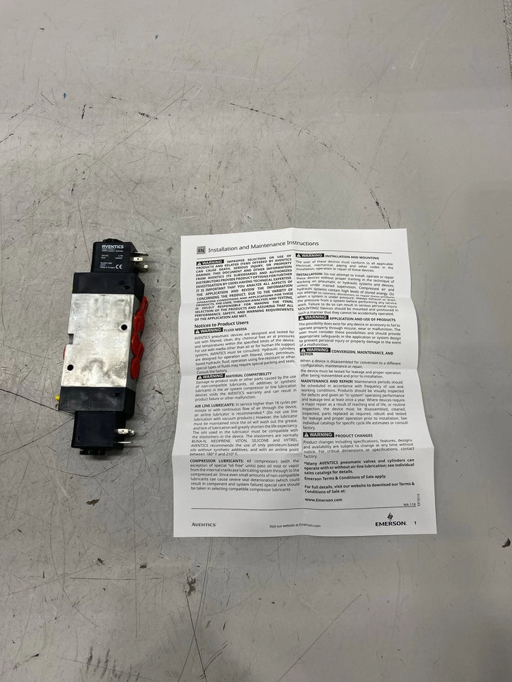 Aventics 5/2 Directional Valve Series CD07 R432016591