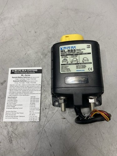 Blue Sea Remote Battery Switch with Manual Control 12V DC 500A BS-7700B