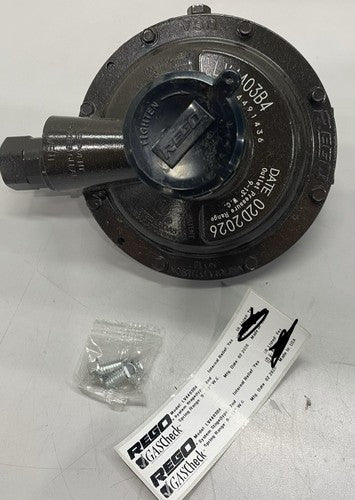 Rego Low Pressure Second Stage Regulator 1/2" x 1/2" Straight Through LV4403B4
