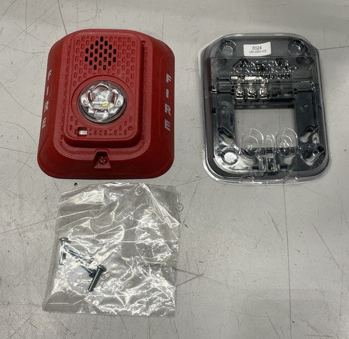 (Lot Of 6) System Sensor LED Horn Strobe - Red P2RLED