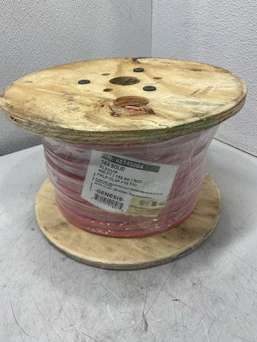 Genesis 14/4 Solid Plenum Alarm Cable Unshielded FPLP CL3P FT6 500' Red 45145004