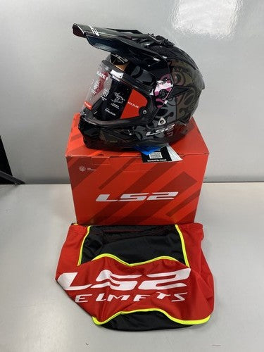 LS2 MX702 Blaze II Motorcycle Helmet RANGI - Gloss Chameleon Black- XL